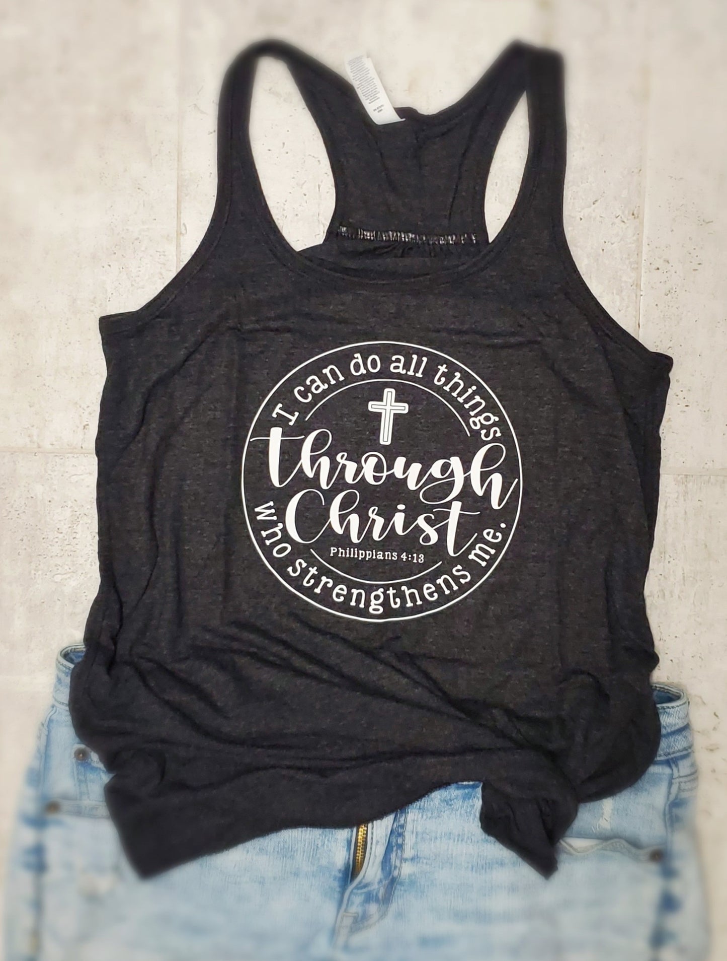Through Christ (tank top)