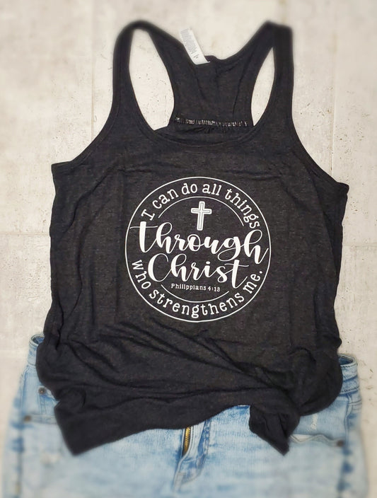 Through Christ (tank top)