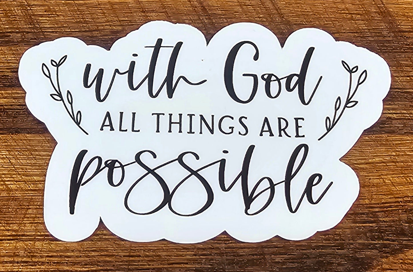 Water Resistant Stickers