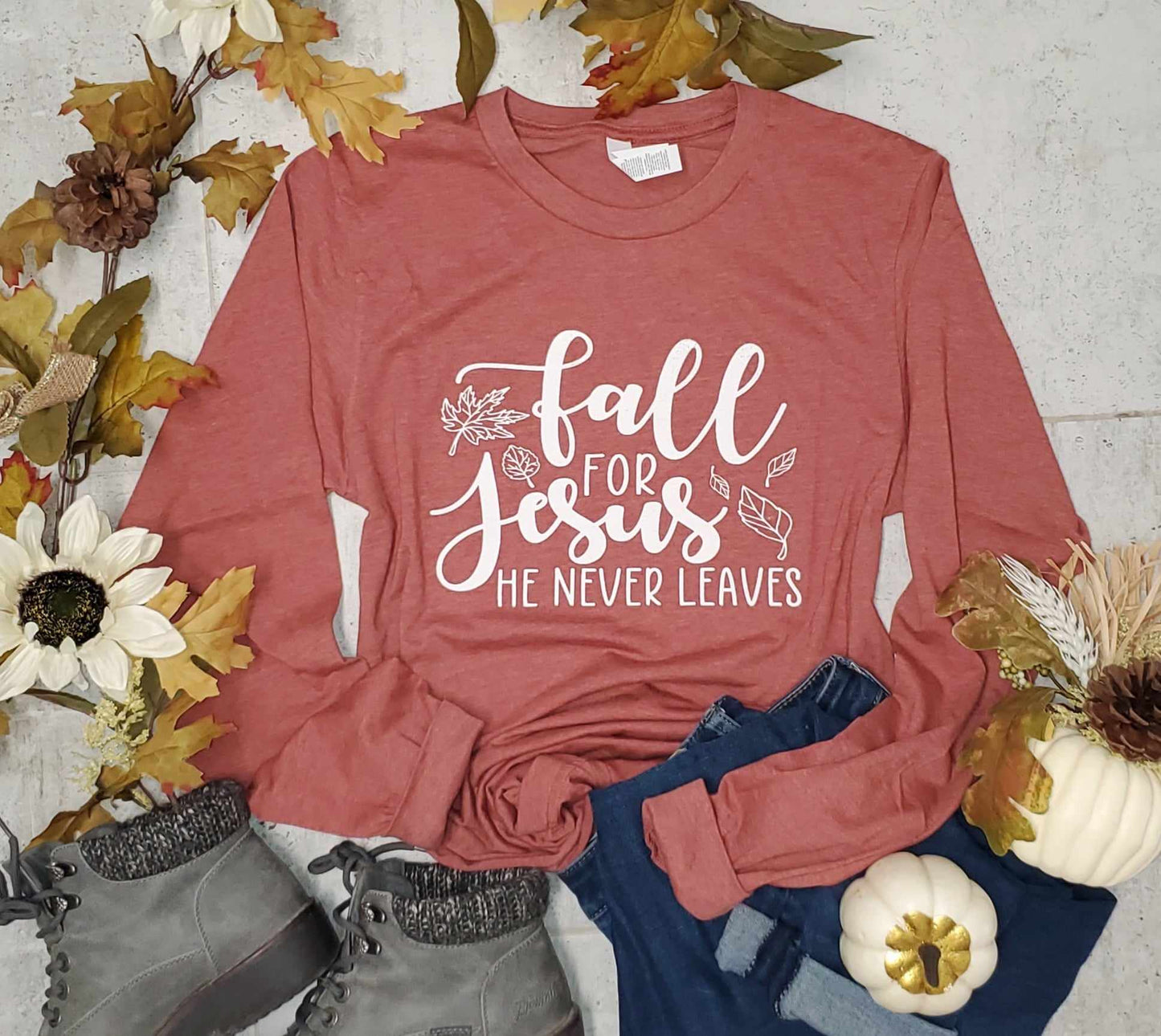 Fall for Jesus (long-sleeve)