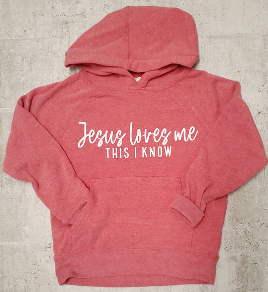 Jesus Loves Me (hooded sweatshirt)